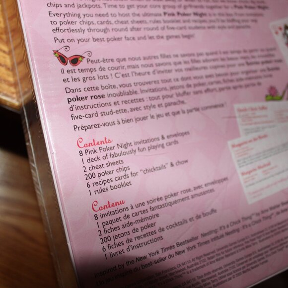 3/$77❤️PINK POKER NIGHT fun party adult bachelorette chicks holiday girls game - Picture 7 of 9